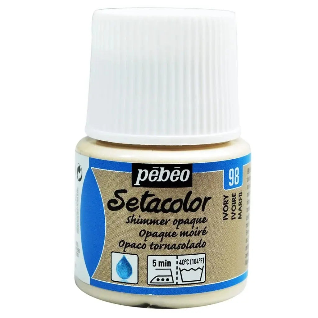 Pebeo Setacolor Opaque & Shimmer Fabric Paint 45ml - For Textiles